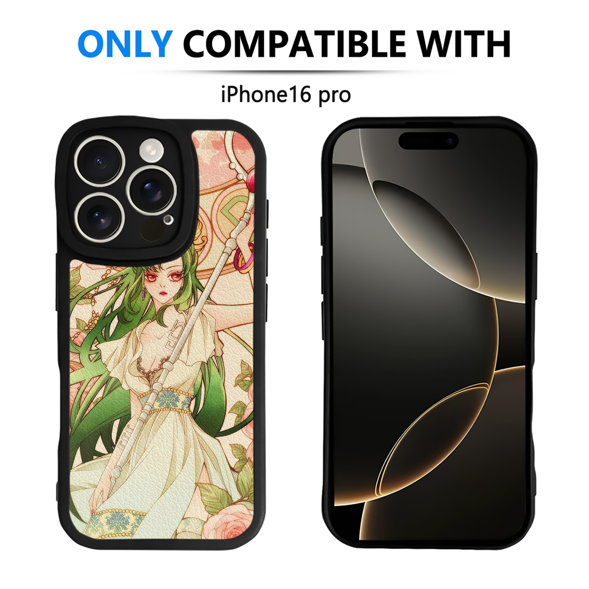 （画像用） 美少女戦士セーラームーン Sailor Moon 【iPhone 16シリーズ対応】シリコンスマホケース（レザー調） 材質：シリコン